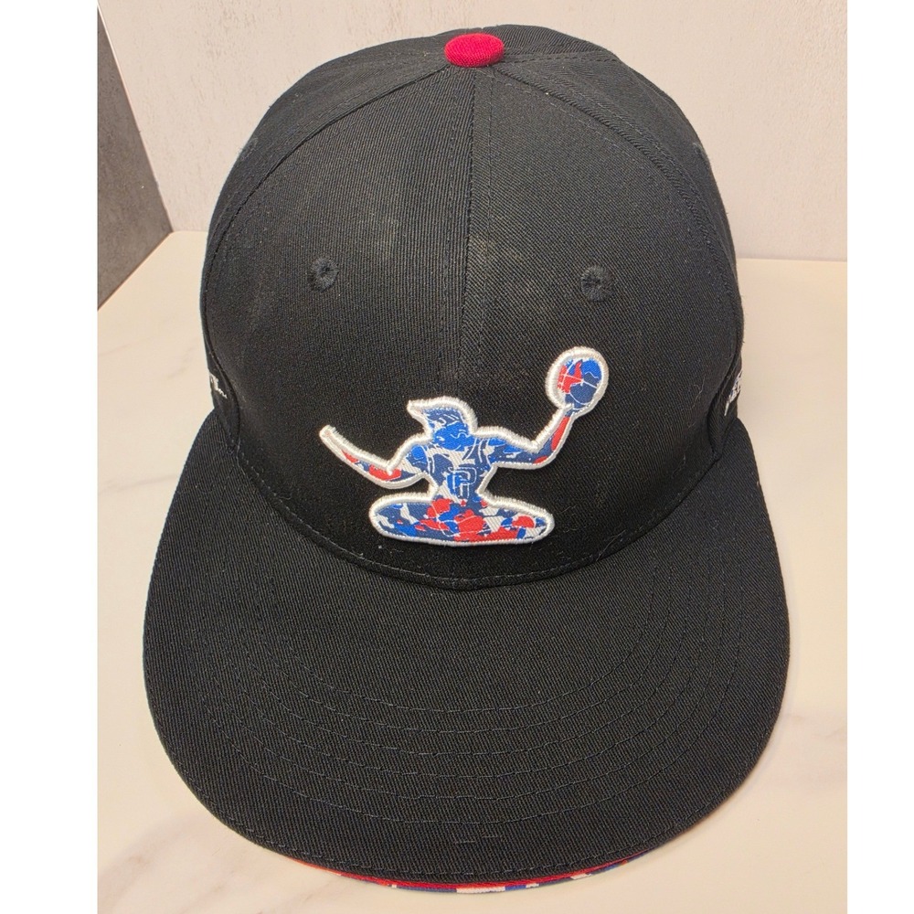 Detroit Pistons Katie Krueger Fox Sports Snapback Hat Black Camo‎ NBA Mens Cap